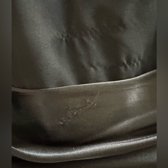 Black formal gown with train and bustle - Picture 10 of 10